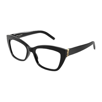 Saint Laurent MONOGRAM SL M117O 001 Womens Cat-Eye Eyeglasses Black 53mm