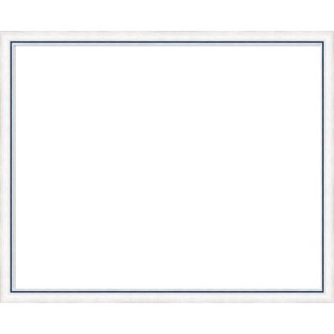 Amanti Art Morgan White Blue Framed Dry Erase Magnetic Board - 1 of 4