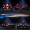 Whisen Kids’ Go Kart with Safety Belt, Backrest and All-Terrain Wheels, Outdoor Riding Toy Gift for 8-12 Years Old - 3 of 4