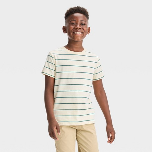 Boys' Short Sleeve Dinosaur Landscape Graphic T-shirt - Cat & Jack™ Beige :  Target