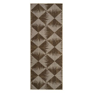 Coolmee Washable Area Rugs for Living Room Non Slip Low Pile Modern Geometric Farmhouse Dining Room Carpets for Bedroom Dorm - 1 of 4