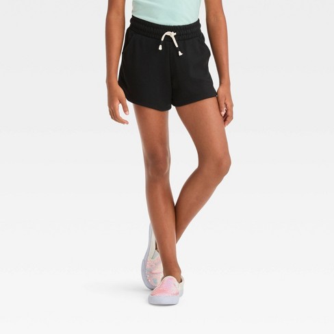 Girls knit hot sale shorts