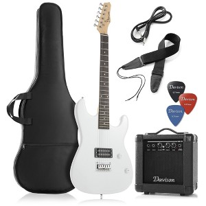 Davison 39-Inch Full-Size Electric Guitar with 10-Watt Amplifier - Includes Padded Gig Bag & Accessories - 1 of 4