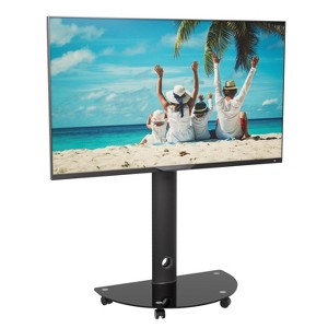 Promounts Mobile TV Cart with Swivel Mount for TVs 32" - 72" Up to 88 lbs - 1 of 4
