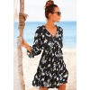 Women's Ruffle 3/4 Sleeve Dress - LASCANA - 3 of 4