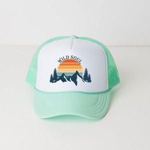 Simply Sage Market Wild Soul Colorful Adult Foam Trucker Hat - 1 of 1