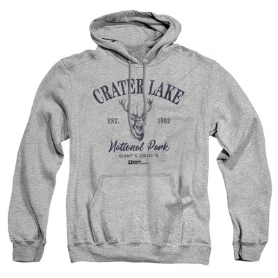 Men's Crater Lake National Park Elk Icon Pull-Over Hoodie