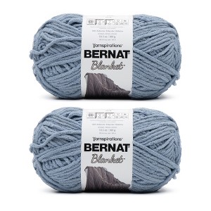 Bernat Blanket Big Ball Yarn 2 Pack-Gray Blue - 1 of 4