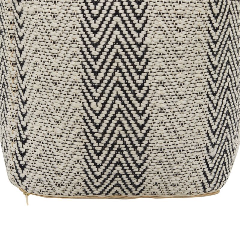 Bohemian Indoor/Outdoor Fabric Pouf - Olivia & May, 4 of 11