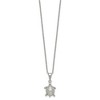 Chisel Stainless Steel Polished and Textured Turtle Pendant on a 22" Cable Chain Necklace - 4 of 4