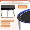 Zevemomo 12FT Outdoor Pumpkin Trampoline with Safety Net & Ladder, Coated Metal Frame, ASTM Certified for Kids & Adults, Large Backyard Jumping Toy - 2 of 4