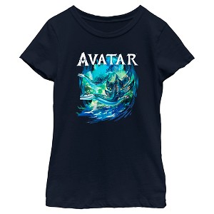 Girl's Avatar: The Way of Water Ilu Logo T-Shirt - 1 of 4