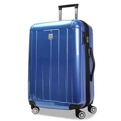World Traveler Contour 24-Inch Lightweight Polycarbonate Hardside Expandable Spinner Luggage with TSA Lock