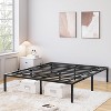Full/Queen/King Metal Bed Frame – 6"/8"/10"/12"/14"/16" Platform, Heavy Duty Steel Slat Support, No Box Spring Needed, Easy Assembly, Black - 2 of 4