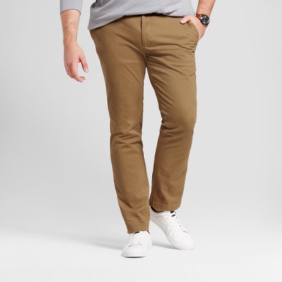 Men's Big & Tall Slim Fit Chino Pants - Goodfellow & Co™ Dapper Brown ...