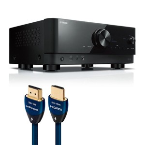 Yamaha RX-V4 5.2 Channel AV Receiver with AudioQuest SKY 3m HDMI Cable - 1 of 4