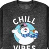 Men's - Frosty the Snowman - Chill Vibes Graphic Fleece Sweatshirt - 2 of 4