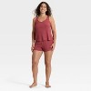 Women's Cozy Ribbed Pajama Tank Top - Auden™ - 3 of 4