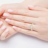 Pompeii3 1/2 Ct Oval Solitaire Diamond Engagement Ring Lab Created White or Yellow Gold - 4 of 4