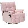 VYNXARIA Single chair pink comfortable seat, the seat is soft and comfortable, suitable for small living room space single sofa - 3 of 4