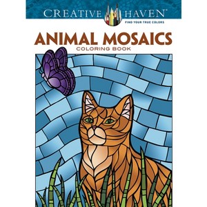 Creative Haven Animal Mosaics Coloring Book - (Adult Coloring Books: Animals) by  Jessica Mazurkiewicz (Paperback) - 1 of 1