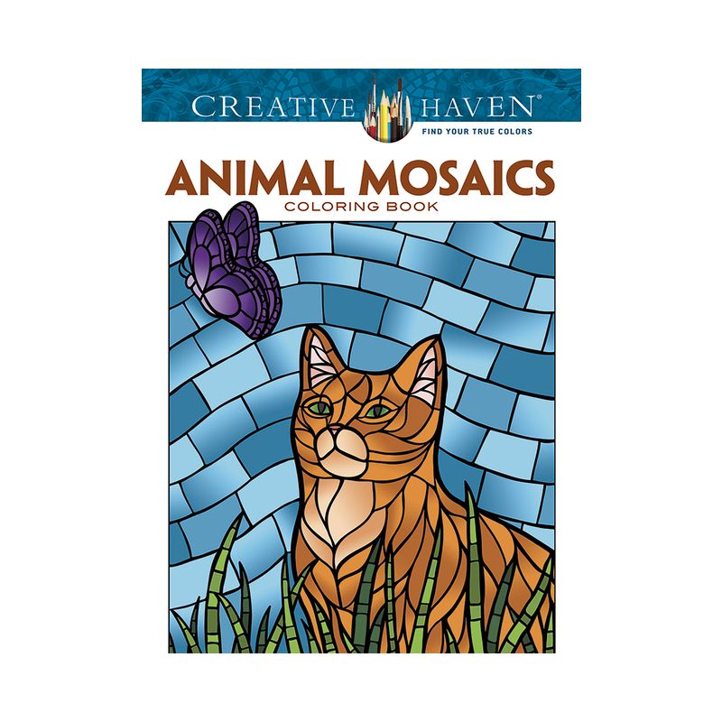 Creative Haven Animal Mosaics Coloring Book - (Adult Coloring Books: Animals) by  Jessica Mazurkiewicz (Paperback), 1 of 2