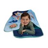 NoJo CoComelon "Love The Ocean" Toddler Nap Mat - Includes Attached Pillow and Fleece Blanket, Light Blue, and Navy - 4 of 4