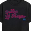 Suicide Squad Daddy’s Lil Monster Pink Lettering Adult Black Crew Neck Short Sleeve T-shirt - 2 of 3