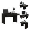 NicBex Home Office Desk 17.7" L Modern Writing Desk with 2 Large Drawers and Wooden Desktop for Office, Study, Living Room - 3 of 4