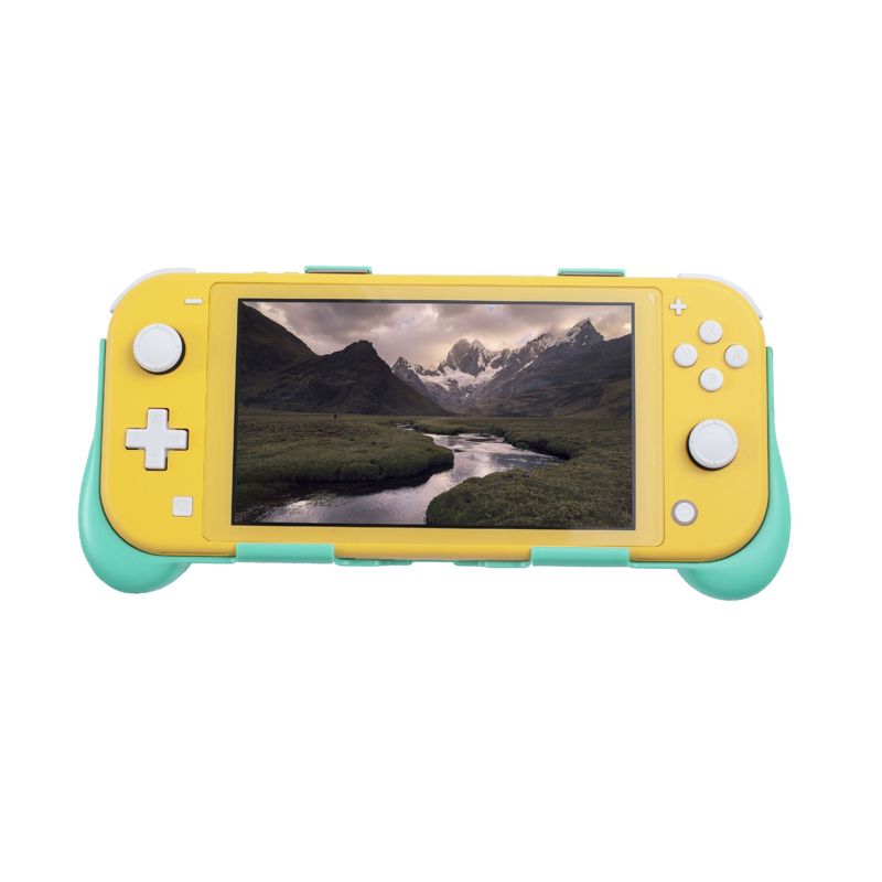 Insten Protective Case with 2 Game Slots Holder & Stand for Nintendo Switch Lite - Shockproof & Anti-Scratch Cover Accessories, Green, 4 of 6