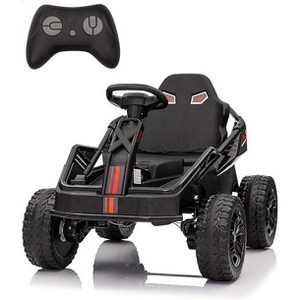 24V Ride-On Toys for Big Kids，Electric Four Wheeler，Electric Car for Kids 37-95 Months,with Parent Remote,4 Shock Absorbers - 1 of 4