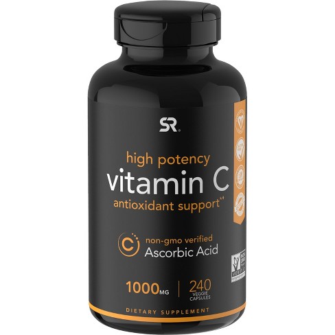 Sports Research Vitamin C 1 000 Mg 240 Veggie Capsules Dietary Supplements Target