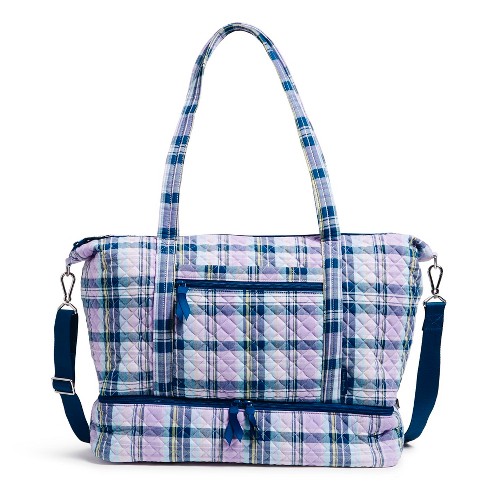 TWENTY FOUR 21 Checkered Bag Travel Duffel Bag Weekend Overnight