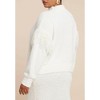 ELOQUII Shoulder Fringe Detail Sweater - 3 of 4