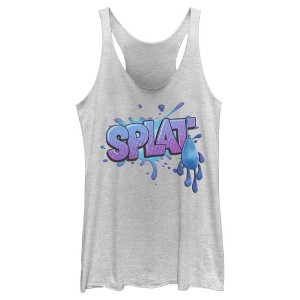 Women's Disney Strange World Splat Logo Racerback Tank Top - 1 of 4