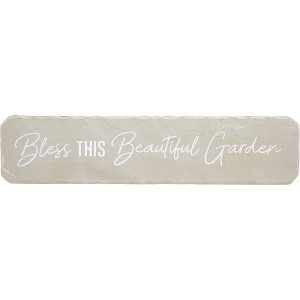 Pavilion Gift Company - Beautiful Garden - 16" x 3.75" Garden Stone - Stepping Stones and Pathways - 1 of 4