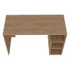 NicBex Minimalist Computer Desk with Open Storage Compact Workstation for Home Office & Small Spaces - 2 of 4