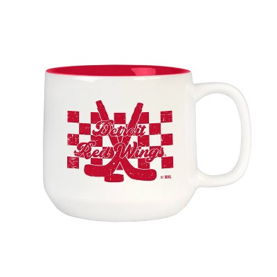 NHL Detroit Red Wings Hockey Sticks Inner Color Mug - 15oz