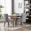 FONTOI 2 PCS Thickened Dining Chair with Nailhead Trim - 2 of 4
