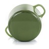 Crock-Pot Artisan 2 Piece 7 Quarts Enameled Cast Iron Dutch Oven in Pistachio Green - 3 of 4