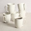 Gibson Home Great Essentials 16 Ounce Porcelain Coffee Mugs - Set of 6 - Cups for Latte, Hot Tea, Cappuccino, Mocha - 2 of 4