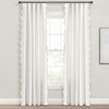 Coastal Chic Scallop Edge Window Curtain Panels Neutral/White 52X84 Set - 2 of 4