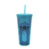 Disney Stitch Sweet Thing 20 Oz Blue Rhinestone-Studded Plastic Cup - 2 of 4