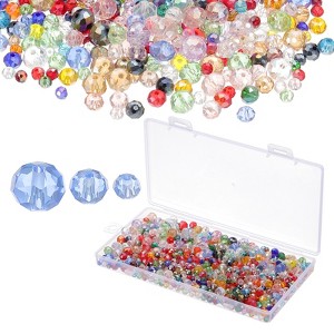 Unique Bargains Jewelry Making Craft Embellishments DIY Rondelle Beads - 1 of 4