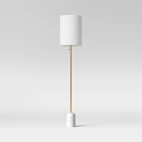 Marble Base Floor Lamp Includes Led, Floor Lamp White