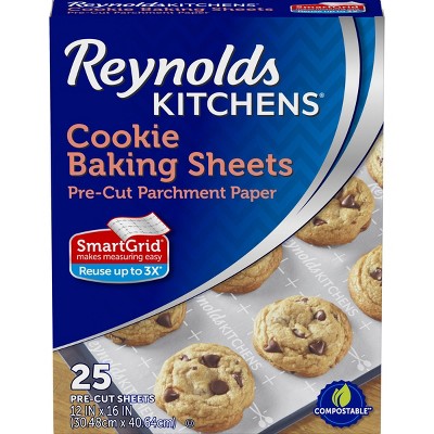 2 BOXES Reynolds Kitchen Cookie Baking Sheet Pre-cut Parchment