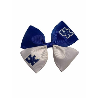 NCAA Kentucky Wildcats Glitter Pinwheel Hair Bow