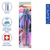 Curaprox CS 5460 Colorful Curls Edition, Ultra Soft Toothbrush for Gentle and Powerful Daily Cleaning, 2 pcs - 3 of 4