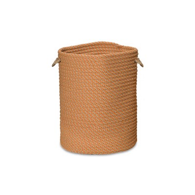 Colonial Mills Cabana Woven Hampers - Orange 17"x17"x22"