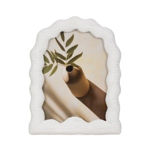 Boho Picture Frame with Design - Resin & Glass - Modern Decorative Photo Frame for Home, Office, Bedroom, Living Room - 1 of 4